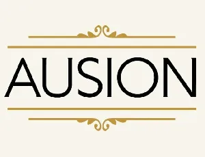 Ausion Family font