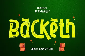 Backeth font