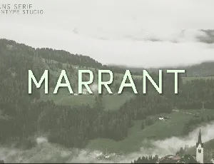 Marrant font