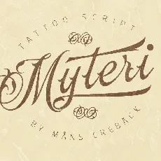 Myteri PERSONAL USE ONLY font