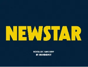 Newstar font