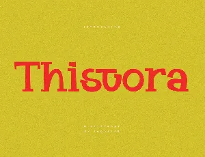 Thistora font