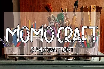 Momo Craft font