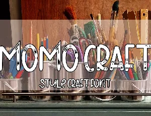 Momo Craft font