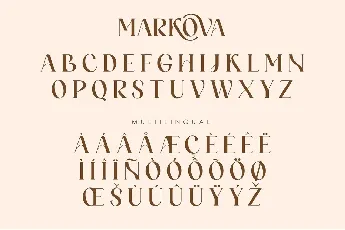 Markova font