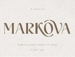 Markova font