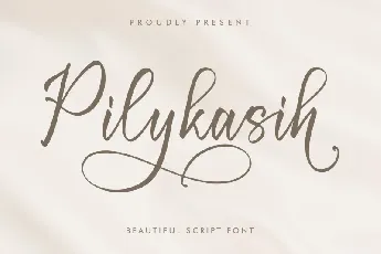 Pilykasih font