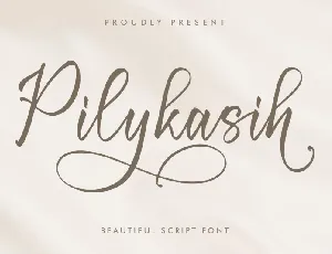 Pilykasih font