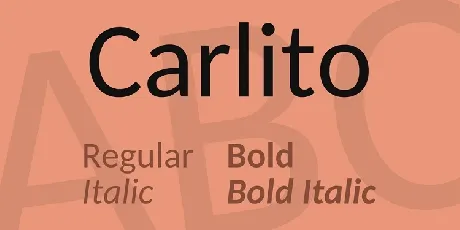 Carlito Sans Family font