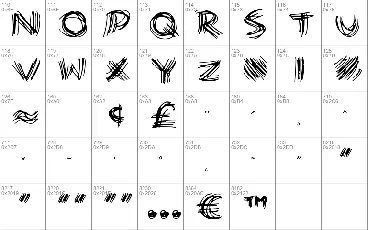 Scribble Lines font