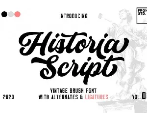 Historia – Vintage Script font