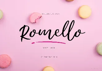 Romello Typeface Script font