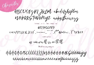 Romello Typeface Script font