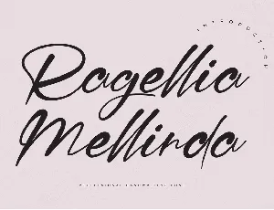 Ragellia Mellinda font