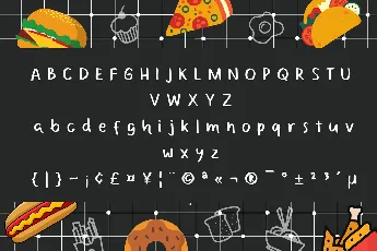 Foodlist font