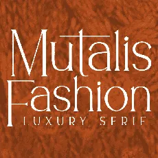 Mutalis Fashion PERSONAL USE font