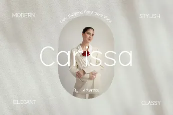 Carissa font