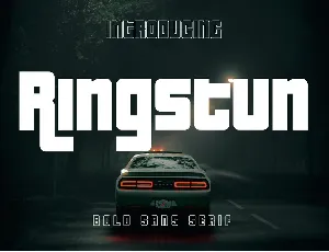 Ringstun font