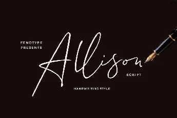 Allison font