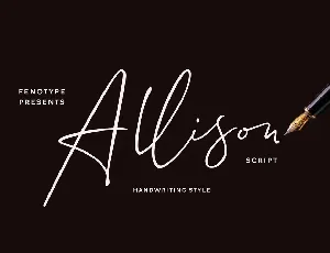 Allison font