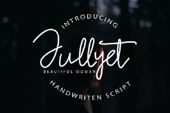 Jullyet Handwritten font