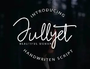 Jullyet Handwritten font