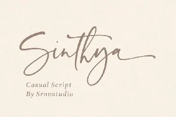 Sinthya Script font