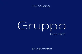 Gruppo font