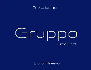 Gruppo font