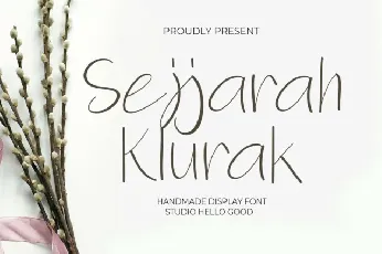 Sejjarah Klurak Script font