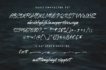 Battaghorse Handbrush font