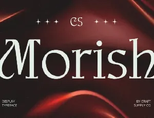 CS Morish font