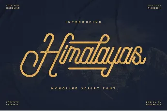 Himalayas font