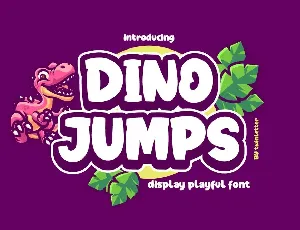 Dino Jumps font