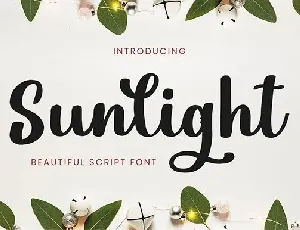 Sunlight font
