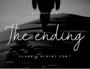 The Ending font