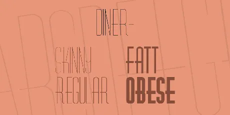 Diner- font