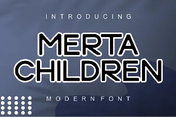 Merta Children font