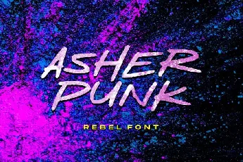 Asher Punk Display font