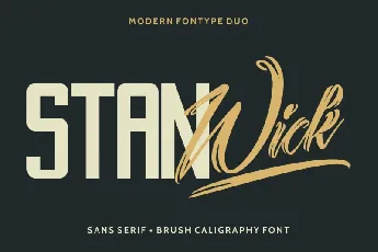 Stanwick Duo font