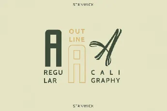 Stanwick Duo font