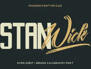 Stanwick Duo font