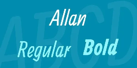 Allan Family font