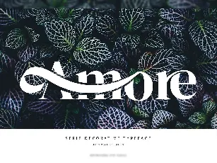 Amore font