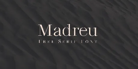 Madreu font