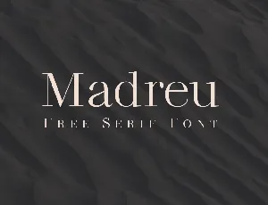 Madreu font