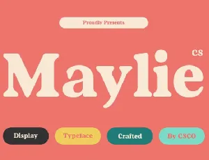 CS Maylie font