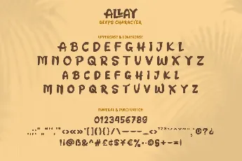 Allay font