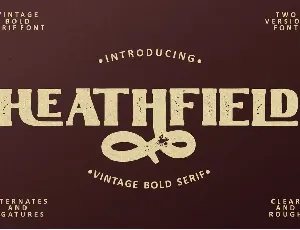 Heathfield font