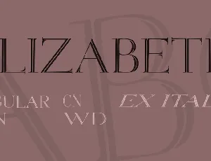 Elizabeth font